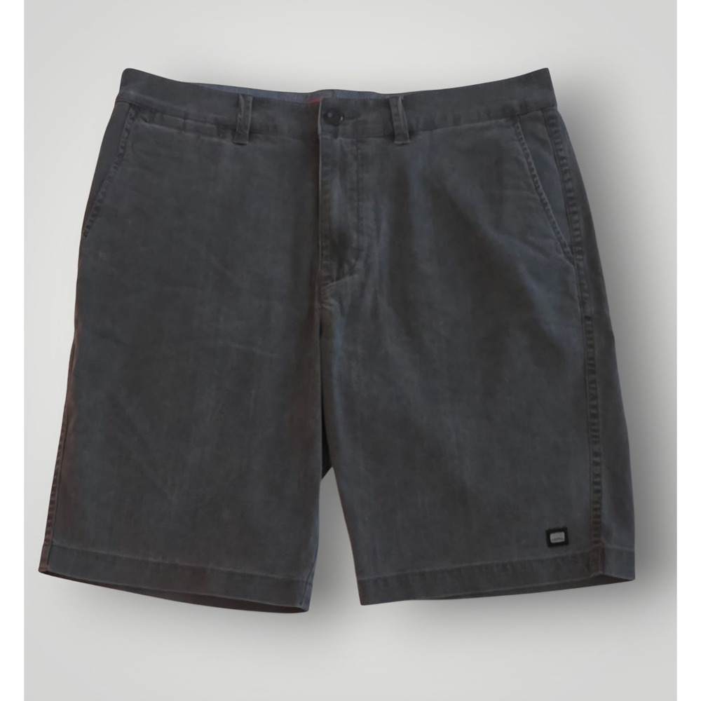 COVA Men's Casual Shorts Chin Comfort Fit Gray Wash Size 33